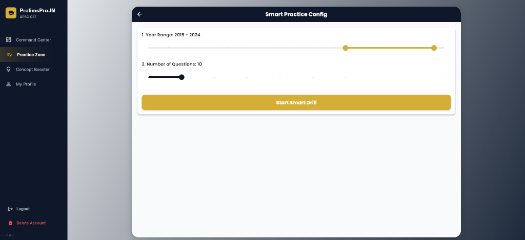 Smart Drill Configuration